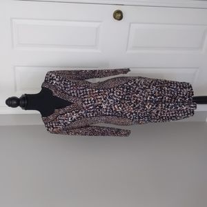 Multi Colored Stretch Dress Francine by BCBG MaxAzria Size Medium